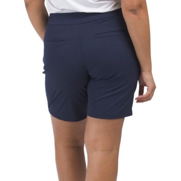 Tommy Bahama Womens Bermuda Shorts Stretch Active Navy Blue Size S - Small - NWT - Picture 16 of 16